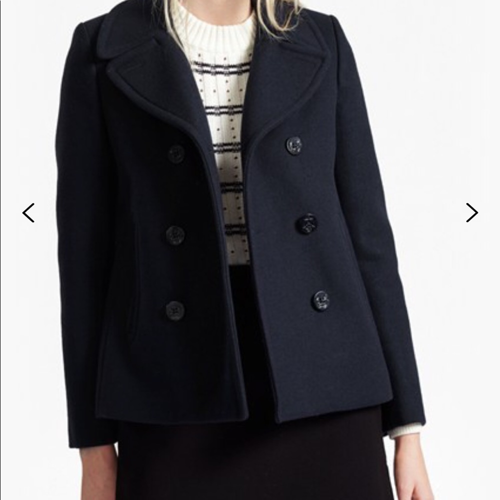 French Connection Sailor Wool Peacoat